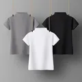 Chemises fantômes à col roulé pour femmes t-shirts en coton à manches courtes noir et blanc