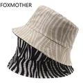 Foxmère-Chapeaux College zèbre pour femmes rayures noires et beiges cadeaux pour dames nouvelle