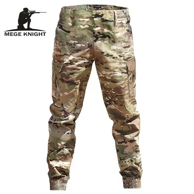 Mege – Pantalon de camouflage militaire tactique pour femme et homme survêtement cargo à la mode
