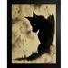 Buy Art For Less Black Cat by Ed Capeau - Painting Print Paper in Black/Brown/Green | 26.5 H x 20.5 W x 1 D in | Wayfair IF EDC373 24x18 1.25 Black