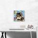 ARTCANVAS Yorkshire Terrier Dog Breed - Wrapped Canvas Graphic Art Print Canvas, Wood in Black/Blue | 12 H x 12 W x 1.5 D in | Wayfair