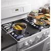 GE Appliances 30" 5 cu ft. Freestanding Gas Range w/ Griddle in White | 47.25 H x 30 W x 28.75 D in | Wayfair JGBS66DEKWW