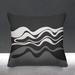 ULLI HOME Outdoor Square Pillow Cover & Insert Polyester/Polyfill blend in Gray | 20 W x 4.3 D in | Wayfair Nia_Grey_20x20