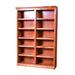 Millwood Pines Levine 72" H x 48" W Standard Bookcase Wood in Gray/Brown | 72 H x 48 W x 13 D in | Wayfair 7A648A4EDD0C4E0588027FE80304D81E