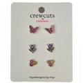 J. Crew Accessories | J. Crew Butterfly Earring Set Tulips Flowers Studs | Color: Pink/Purple | Size: Osg