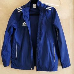 Adidas Jackets & Coats | Boy's Navy Blue Adidas Jacket Wind Breaker | Color: Blue/White | Size: Lb