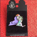 Disney Jewelry | Disney Ny Pin Vintage | Color: Green/Purple | Size: Os