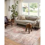 Gray/Pink 42 x 0.13 in Area Rug - Bungalow Rose Jujhar Oriental Dove/Spice Area Rug Polyester | 42 W x 0.13 D in | Wayfair