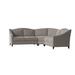 Blue Reclining Sectional - Poshbin Carolina 111" Wide Symmetrical Corner Sectional | 41 H x 111 W x 39 D in | Wayfair 1017-KLELAG-BLK-SIL