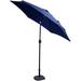 Arlmont & Co. Brackin 9' Market Umbrella Metal in Blue/Navy | Wayfair E0F0AE8E44E14E87B336EF6A9FA538D4