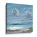 Rosecliff Heights Shoreline II by Georgia Janisse - Painting Print on Canvas Canvas, Glass in Blue | 10 H x 10 W x 2 D in | Wayfair