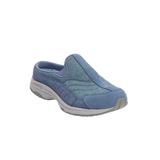 Wide Width Women's The Traveltime Slip On Mule by Easy Spirit in Light Blue (Size 9 W)