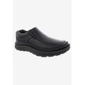 Men's BEXLEY II Slip-On Shoes by Drew in Black Leather (Size 12 6E)