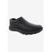 Men's BEXLEY II Slip-On Shoes by Drew in Black Leather (Size 12 6E)