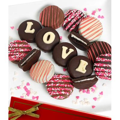 Valentine's Day LOVE Chocolate Covered OREO Cookies (12 count)