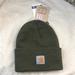 Carhartt Accessories | - Carhartt Olive Kids Watch Hat Cap Beanie | Color: Green/White | Size: Osb