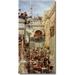 Picture-Tiles.com 36" x 72" Ceramic Painting Decorative Mural Tile 12" x 12" Ceramic in Brown | 12 H x 12 W in | Wayfair W00200-XL