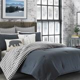 Eddie Bauer kids Kingston Cotton Reversible Comforter Set Polyester/Polyfill/Cotton in Gray | Twin Comforter + 1 Standard Sham | Wayfair 224043