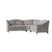 Gray Reclining Sectional - Poshbin Carolina 111" Wide Symmetrical Corner Sectional | 41 H x 111 W x 39 D in | Wayfair 1017-VELSTO-WAL-SIL