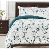 Charlton Home® Buldir Reversible Duvet Cover Set Microfiber in Blue | Twin Duvet Cover + 1 Sham | Wayfair 008647F84FA04169B01328F061A55512