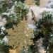 The Holiday Aisle® Glitter Snowflake Holiday Shaped Ornament Plastic in Gray/Yellow | 4 H x 4 W x 3 D in | Wayfair C725BB2F6BA84DC5BDBA88ED35398FF2