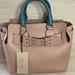 Burberry Bags | Burberry Belt Tote Bag | Color: Tan/White | Size: Small