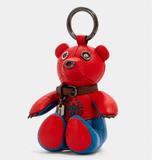 Coach Accessories | Coach Marvel Spider-Man Collectible Bear Bag Charm | Color: Blue/Red | Size: Os