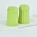 Omniware Salt & Pepper Shaker Set Stoneware in Green | 5 H x 6.5 W in | Wayfair 1078551