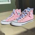 Converse Shoes | Converse High Tops | Color: Blue/Pink | Size: 6