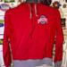 Nike Shirts & Tops | Girls Nike Ohio State Half Zip Sweatshirt | Color: Gray/Red | Size: Lg