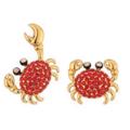 Kate Spade Jewelry | Kate Spade Shore Thing Crab Stud Earrings | Color: Gold/Red | Size: Os