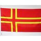 AZ FLAG Flagge Normandie Kreuz HEILIGEN Olaf 150x90cm - Normandie Fahne 90 x 150 cm Scheide für Mast - flaggen Top Qualität