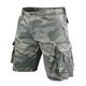 Muscle Alive Men Vintage Cargo Shorts Relaxed Fit Sports Camping Hiking Camouflage Shorts Cotton