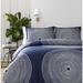 Marimekko Fokus Reversible Modern & Contemporary Comforter Set Polyester/Polyfill/Cotton in Blue/White/Navy | King Comforter + 2 Shams | Wayfair