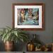 The Holiday Aisle® Paris Christmas by J Paul - Picture Frame Painting Print on Paper in Brown/Green | 24 H x 18 W x 1.5 D in | Wayfair