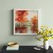 Andover Mills™ Autumn's Grace II by J Paul - Picture Frame Painting Print on Paper in Blue/Green/Orange | 31 H x 31 W in | Wayfair