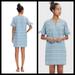 Madewell Dresses | Madewell Embroidered Chambray Tie Sleeve Dress | Color: Blue | Size: Xs