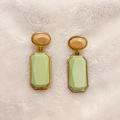 Kate Spade Jewelry | Kate Spade Cream + Mint Two Tone Earrings | Color: Gold | Size: Os
