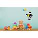 Design W/ Vinyl Animated Man Selling Vending Balloons Cartoon Wall Decal Vinyl in Black/Gray/Yellow | 20 H x 10 W in | Wayfair Jack 2285b