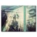 Trinx Money Shines - Graphic Art Print on Canvas Metal in Blue/Gray/Green | 24 H x 32 W x 1.5 D in | Wayfair 8C71AEF56DB845A6A40915F788D9F4A2