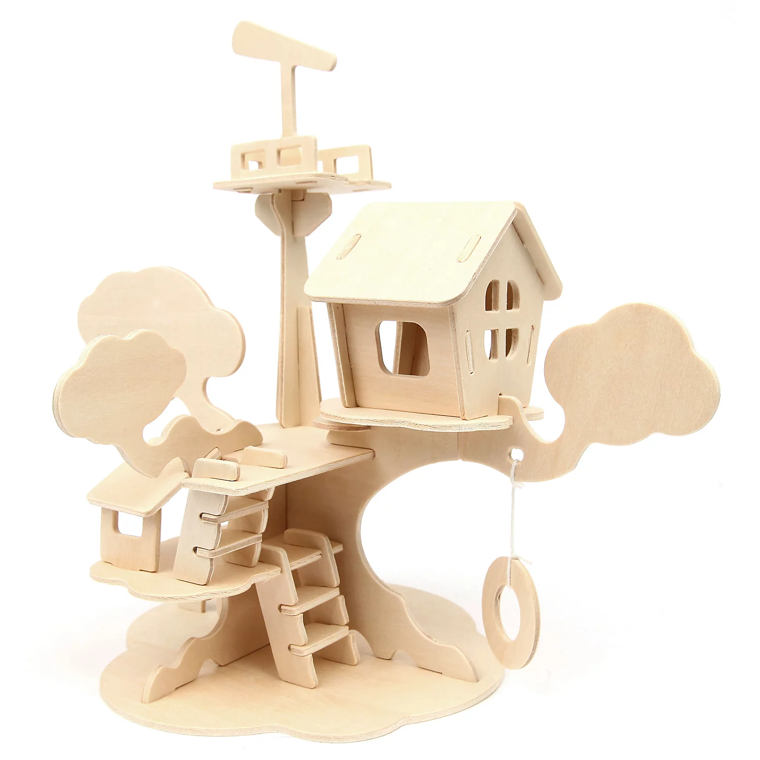 Holzbausatz Baumhaus, 28 x 26 cm Image