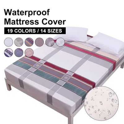 MECEROCK – protège-matelas imperméable drap-housse de lit à eau séparé avec caoutchouc élastique