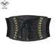 Wechery – bustier gothique à lacets pour femmes Corset Sexy sous le buste amincissant ceinture