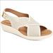 Giani Bernini Shoes | Giani Bernini Falalah Leather Causal Sandals | Color: Tan/White | Size: 7.5 M