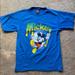 Disney Tops | Mickey Mouse Disney Unisex Velvasheen T-Shirt | Color: Blue | Size: L