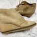 J. Crew Shoes | J. Crew Mcallister Suede Laced Up Boots Sz. 7 | Color: Tan | Size: 7