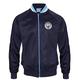 Manchester City FC Official Football Gift Mens Retro Track Top Jacket XXL Navy Blue