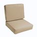 Birch Lane™ Outdoor Sunbrella Seat/Back Cushion Acrylic, Polyester in Brown | 5 H x 23.5 W x 23 D in | Wayfair A9D6E8E5F5E9428D9A8F7C387D67670A