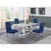 Willa Arlo™ Interiors Mcnamara Dining Set Wood/Upholstered/Metal in Gray | Wayfair E9B5024DF03048E48517662C87CFBB1D