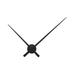 Ivy Bronx Hands Only Wall Clock Plastic in Black | 29.25 H x 29.25 W x 1.77 D in | Wayfair IVBX1037 40850812